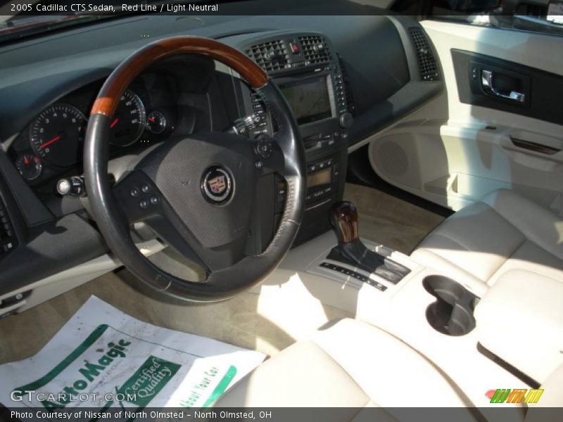 Red Line / Light Neutral 2005 Cadillac CTS Sedan