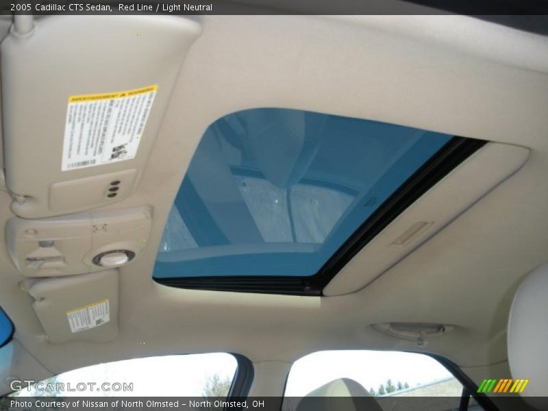 Red Line / Light Neutral 2005 Cadillac CTS Sedan