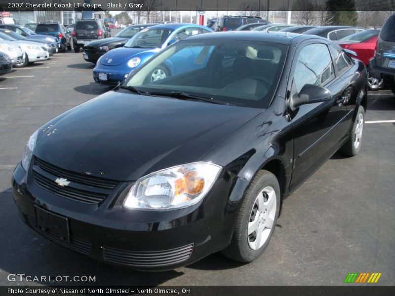Black / Gray 2007 Chevrolet Cobalt LT Coupe