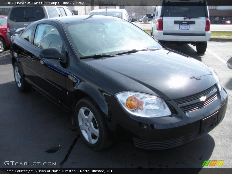 Black / Gray 2007 Chevrolet Cobalt LT Coupe