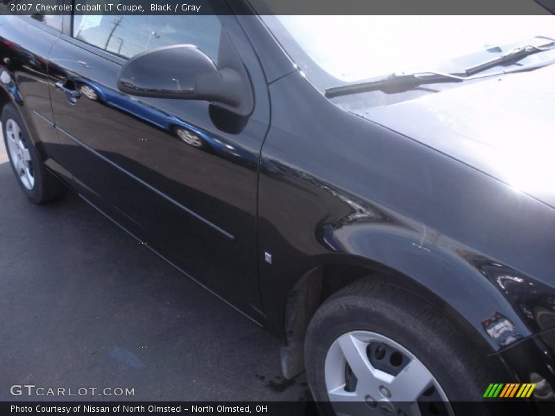Black / Gray 2007 Chevrolet Cobalt LT Coupe