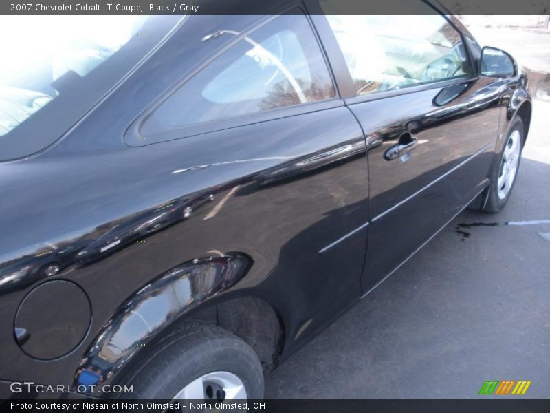 Black / Gray 2007 Chevrolet Cobalt LT Coupe