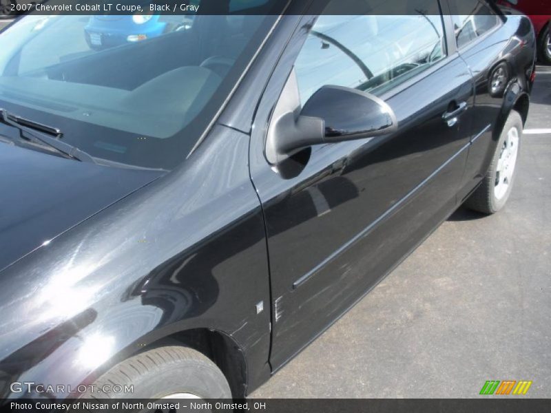 Black / Gray 2007 Chevrolet Cobalt LT Coupe