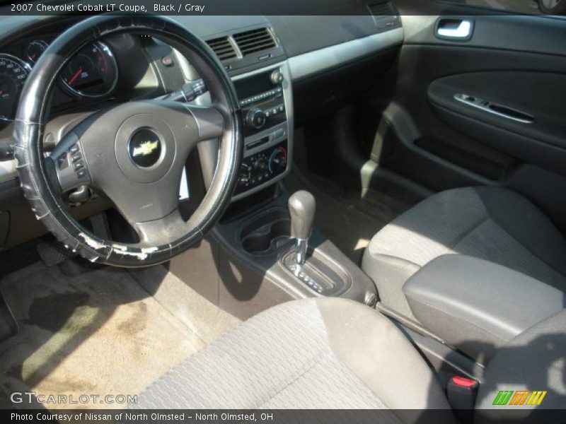 Black / Gray 2007 Chevrolet Cobalt LT Coupe