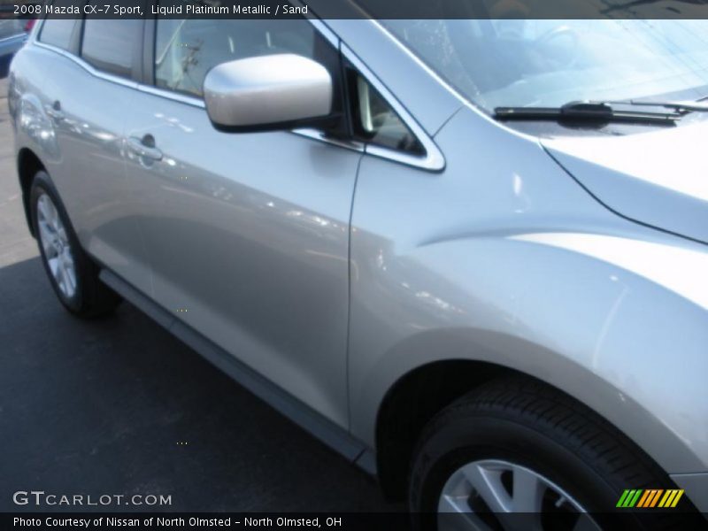 Liquid Platinum Metallic / Sand 2008 Mazda CX-7 Sport