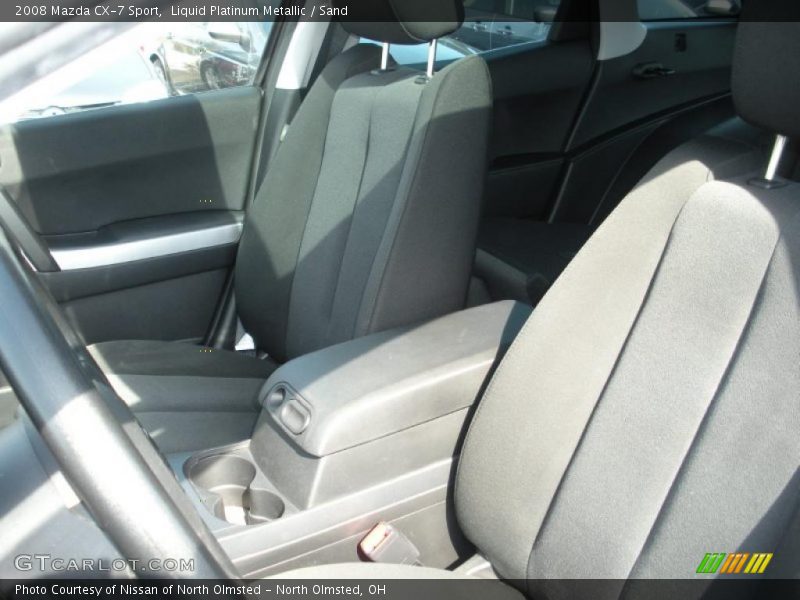 Liquid Platinum Metallic / Sand 2008 Mazda CX-7 Sport