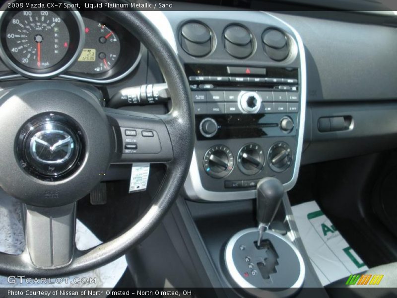 Liquid Platinum Metallic / Sand 2008 Mazda CX-7 Sport