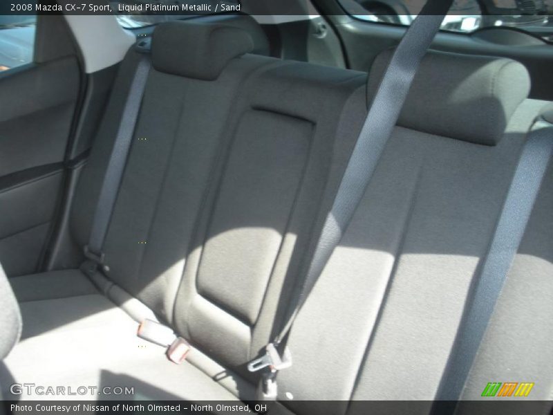 Liquid Platinum Metallic / Sand 2008 Mazda CX-7 Sport