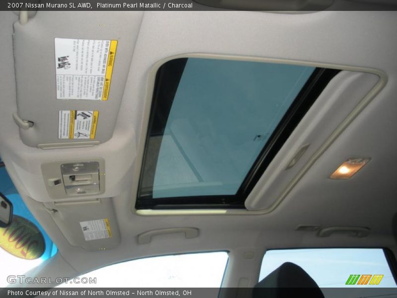 Platinum Pearl Matallic / Charcoal 2007 Nissan Murano SL AWD