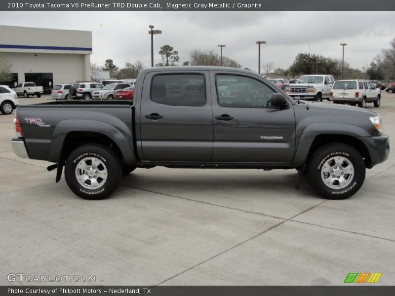 Magnetic Gray Metallic / Graphite 2010 Toyota Tacoma V6 PreRunner TRD Double Cab