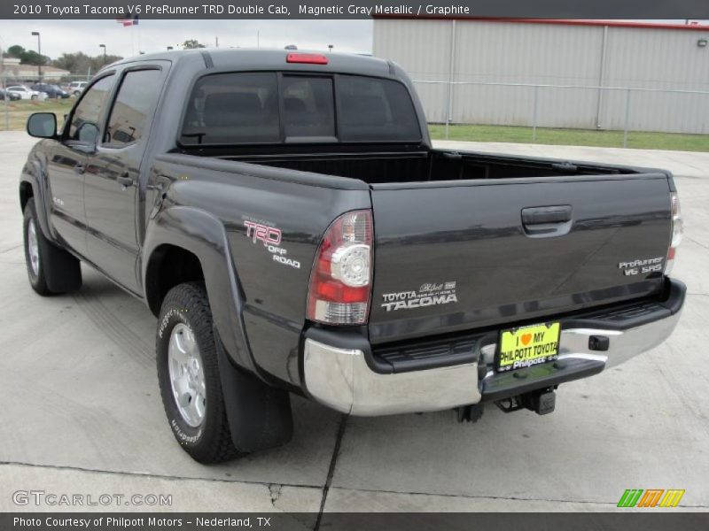 Magnetic Gray Metallic / Graphite 2010 Toyota Tacoma V6 PreRunner TRD Double Cab
