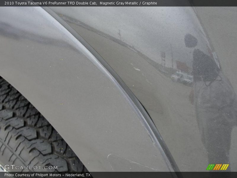 Magnetic Gray Metallic / Graphite 2010 Toyota Tacoma V6 PreRunner TRD Double Cab