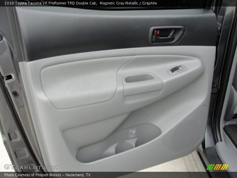 Magnetic Gray Metallic / Graphite 2010 Toyota Tacoma V6 PreRunner TRD Double Cab