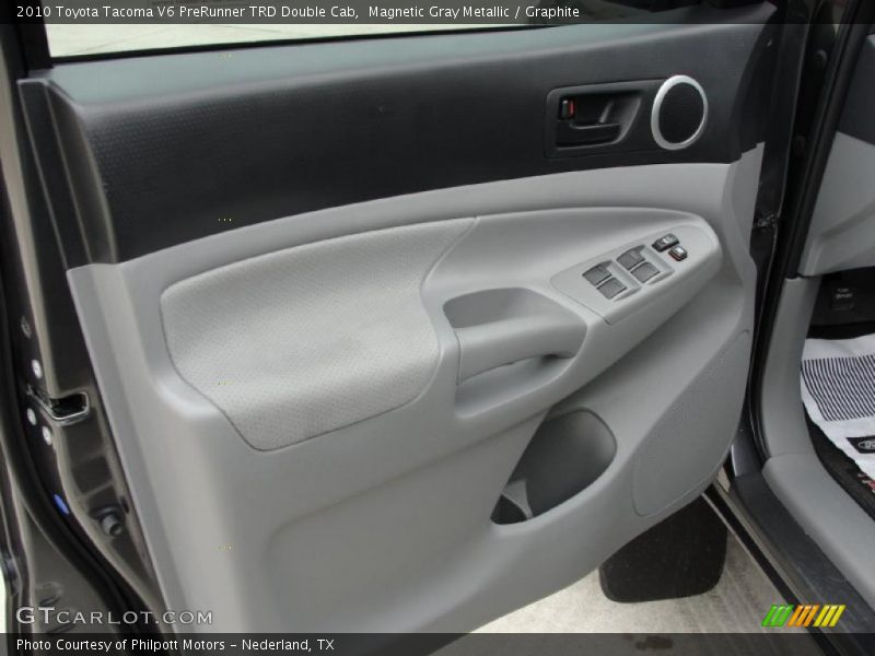 Magnetic Gray Metallic / Graphite 2010 Toyota Tacoma V6 PreRunner TRD Double Cab
