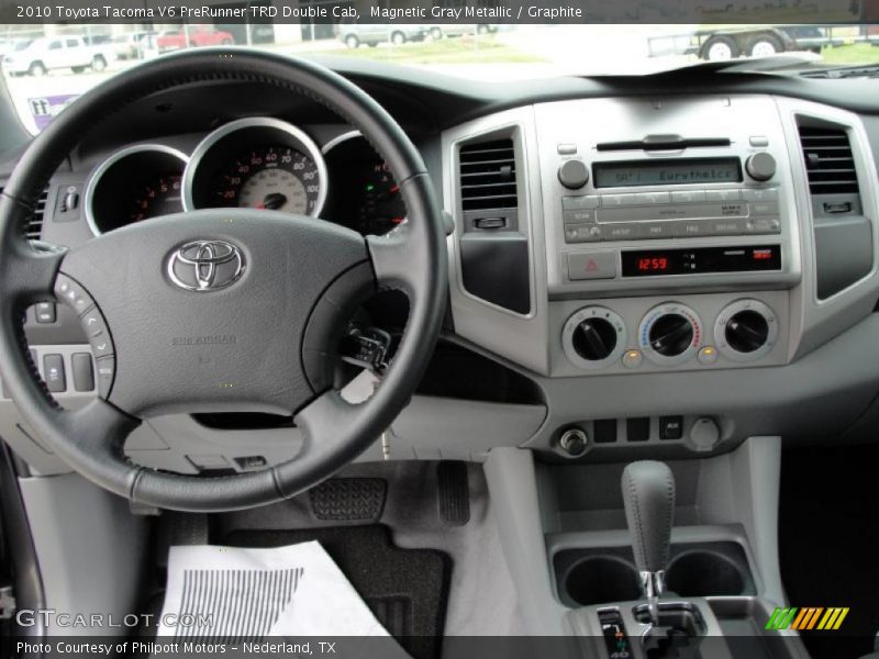 Magnetic Gray Metallic / Graphite 2010 Toyota Tacoma V6 PreRunner TRD Double Cab