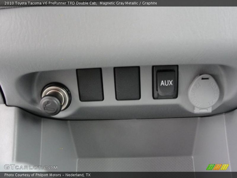 Magnetic Gray Metallic / Graphite 2010 Toyota Tacoma V6 PreRunner TRD Double Cab