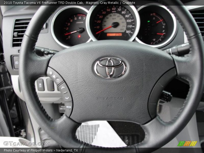 Magnetic Gray Metallic / Graphite 2010 Toyota Tacoma V6 PreRunner TRD Double Cab