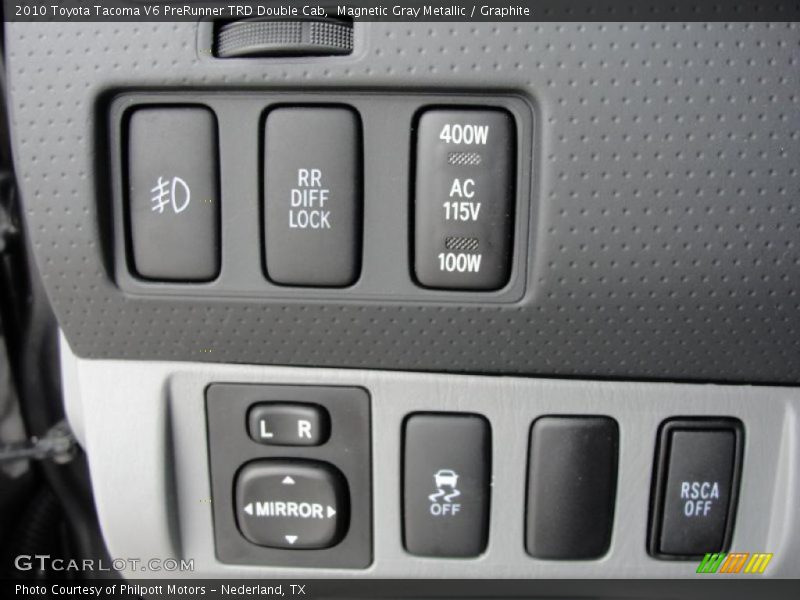 Magnetic Gray Metallic / Graphite 2010 Toyota Tacoma V6 PreRunner TRD Double Cab