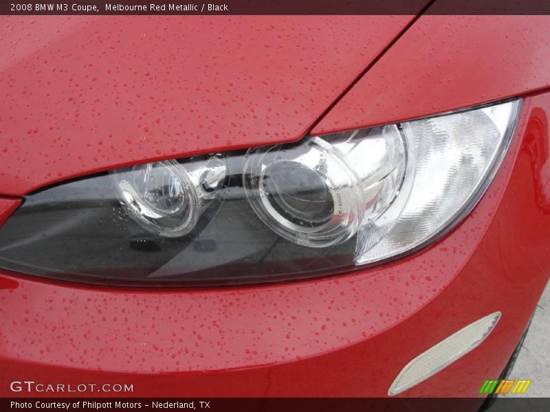 Melbourne Red Metallic / Black 2008 BMW M3 Coupe