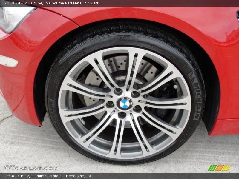 Melbourne Red Metallic / Black 2008 BMW M3 Coupe