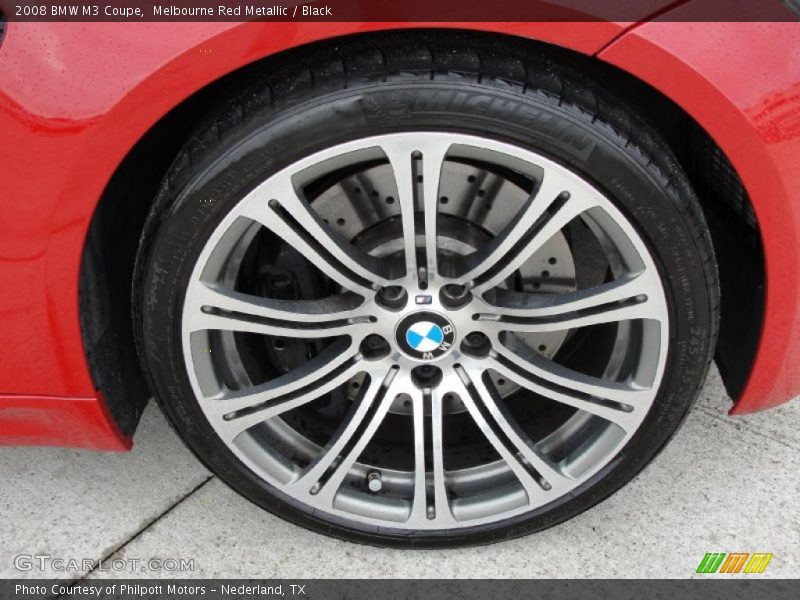Melbourne Red Metallic / Black 2008 BMW M3 Coupe