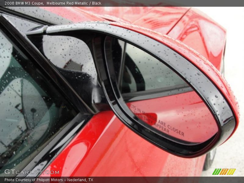 Melbourne Red Metallic / Black 2008 BMW M3 Coupe