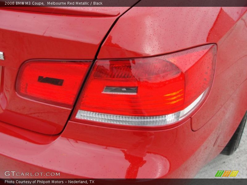 Melbourne Red Metallic / Black 2008 BMW M3 Coupe