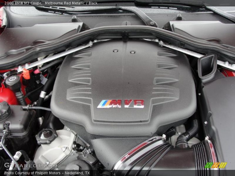 Melbourne Red Metallic / Black 2008 BMW M3 Coupe