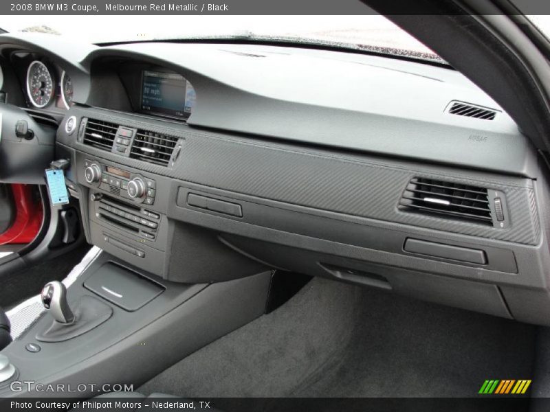 Melbourne Red Metallic / Black 2008 BMW M3 Coupe