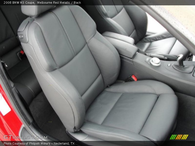 Melbourne Red Metallic / Black 2008 BMW M3 Coupe