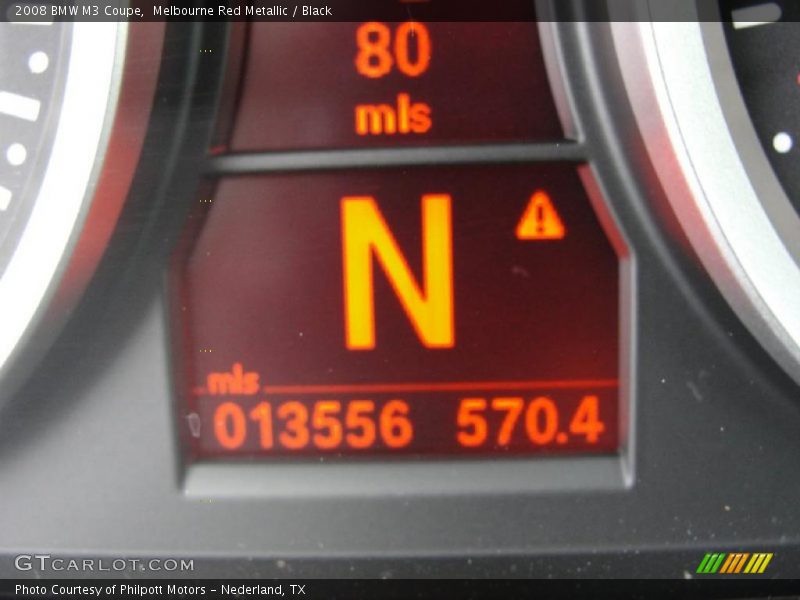 Melbourne Red Metallic / Black 2008 BMW M3 Coupe