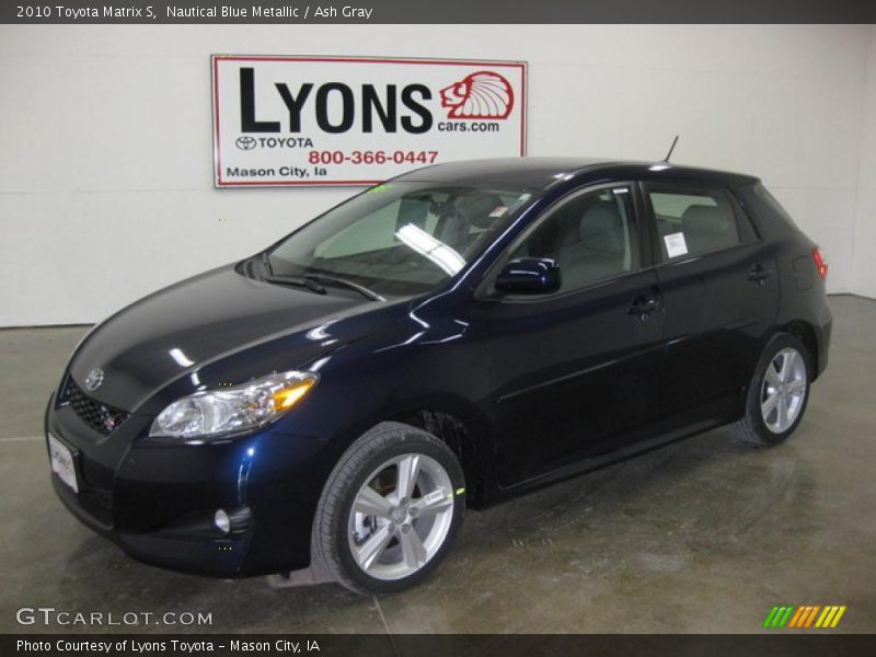 Nautical Blue Metallic / Ash Gray 2010 Toyota Matrix S