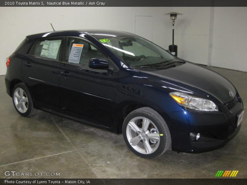 Nautical Blue Metallic / Ash Gray 2010 Toyota Matrix S