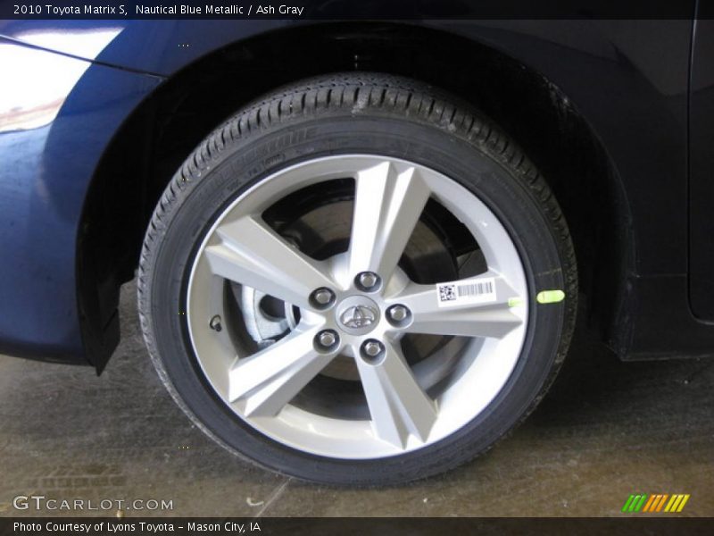 Nautical Blue Metallic / Ash Gray 2010 Toyota Matrix S