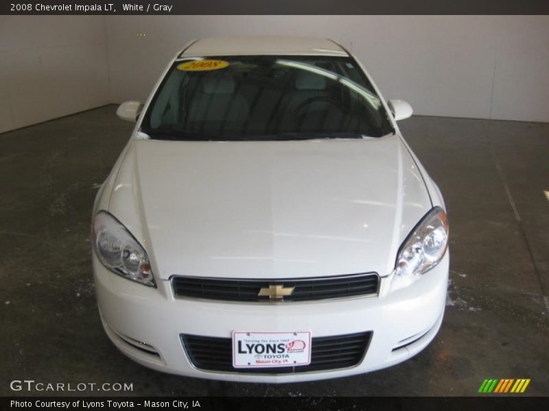 White / Gray 2008 Chevrolet Impala LT
