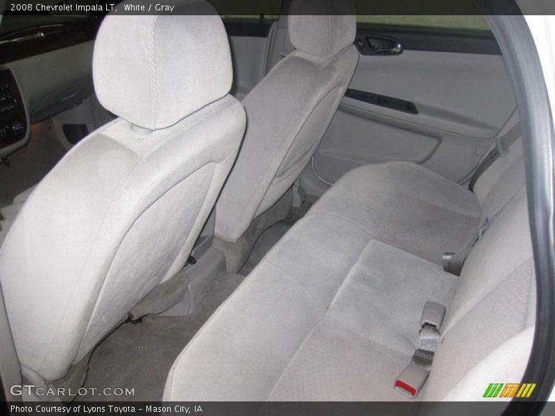 White / Gray 2008 Chevrolet Impala LT