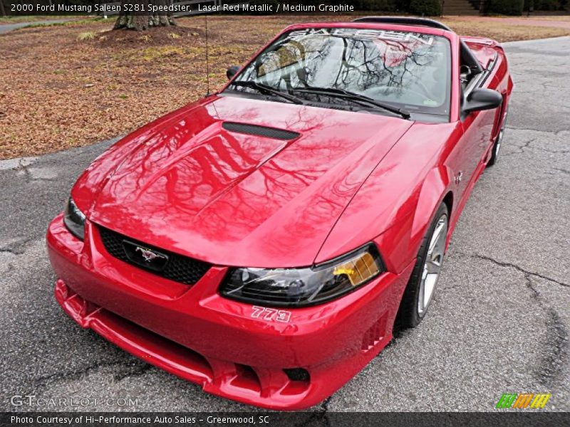 Laser Red Metallic / Medium Graphite 2000 Ford Mustang Saleen S281 Speedster