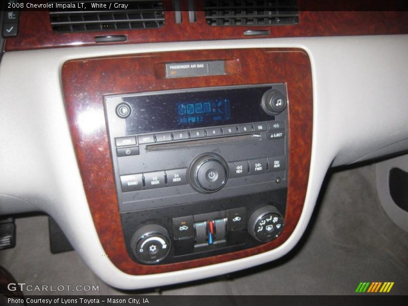 White / Gray 2008 Chevrolet Impala LT