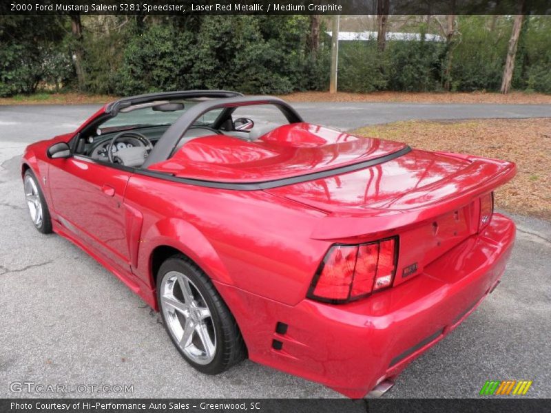 Laser Red Metallic / Medium Graphite 2000 Ford Mustang Saleen S281 Speedster