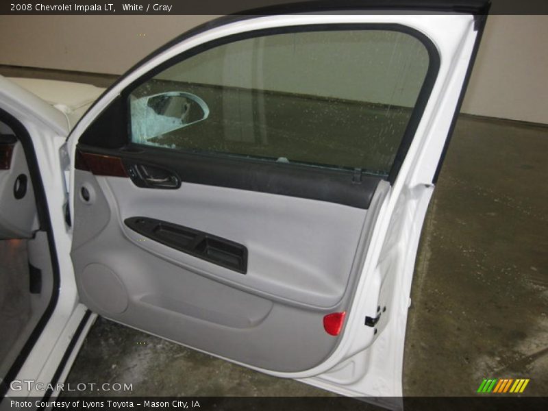 White / Gray 2008 Chevrolet Impala LT