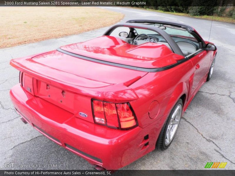 Laser Red Metallic / Medium Graphite 2000 Ford Mustang Saleen S281 Speedster