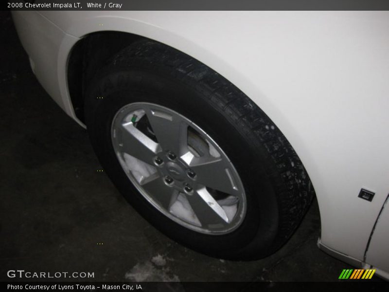 White / Gray 2008 Chevrolet Impala LT