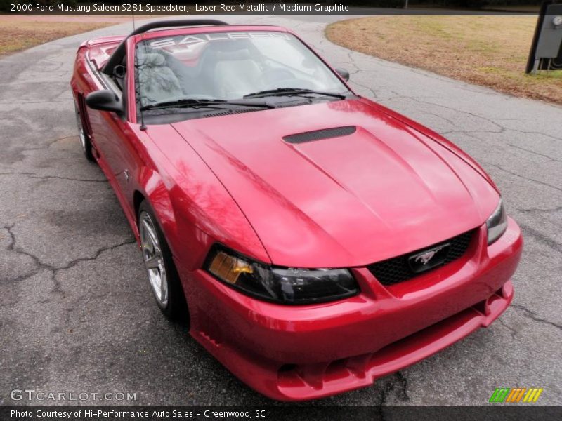 Laser Red Metallic / Medium Graphite 2000 Ford Mustang Saleen S281 Speedster