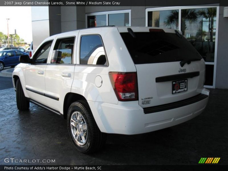 Stone White / Medium Slate Gray 2007 Jeep Grand Cherokee Laredo
