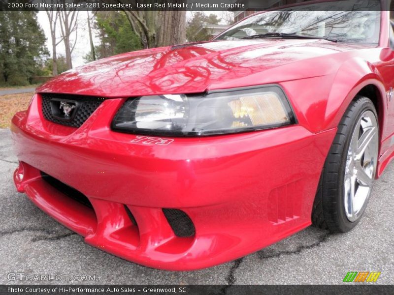 Laser Red Metallic / Medium Graphite 2000 Ford Mustang Saleen S281 Speedster