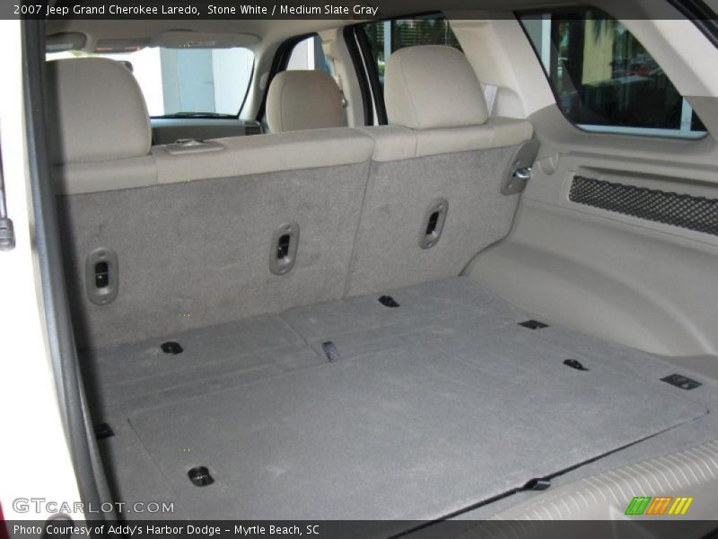 Stone White / Medium Slate Gray 2007 Jeep Grand Cherokee Laredo