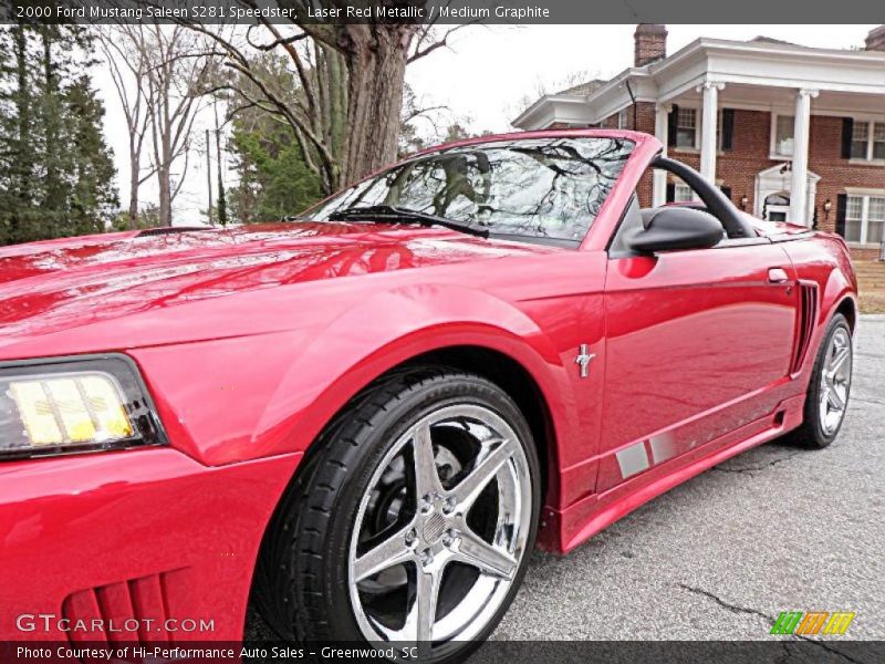 Laser Red Metallic / Medium Graphite 2000 Ford Mustang Saleen S281 Speedster