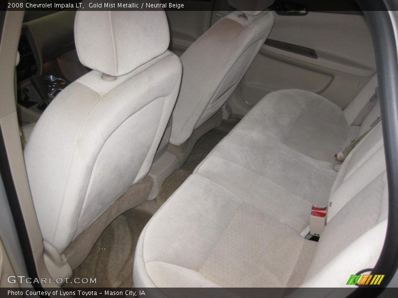 Gold Mist Metallic / Neutral Beige 2008 Chevrolet Impala LT