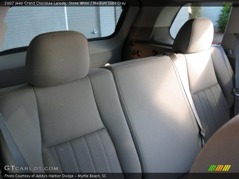 Stone White / Medium Slate Gray 2007 Jeep Grand Cherokee Laredo