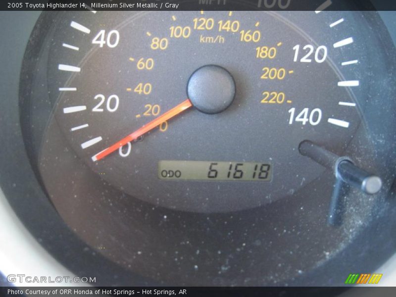 Millenium Silver Metallic / Gray 2005 Toyota Highlander I4